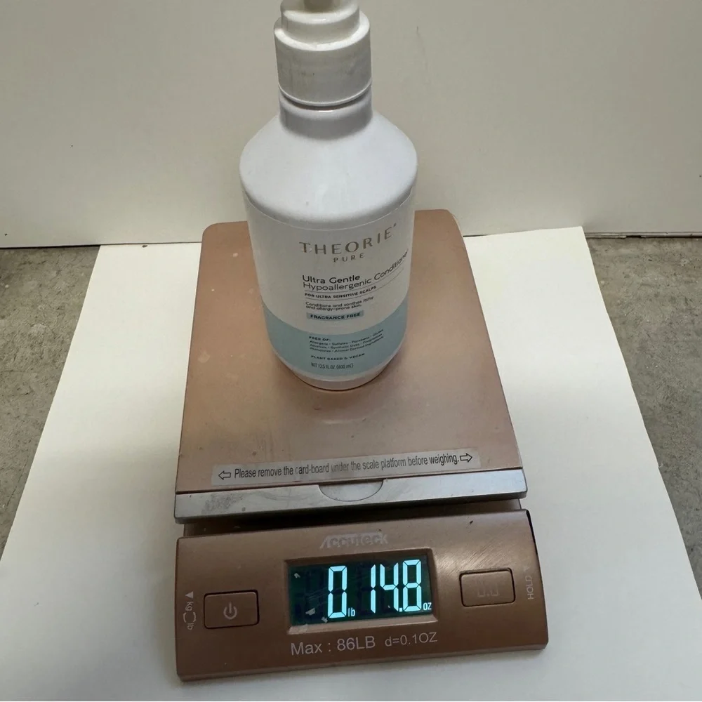 Theorie Pure Ultra Gentle Hypoallergenic Shampoo Fragrance Free 13.5 OZ